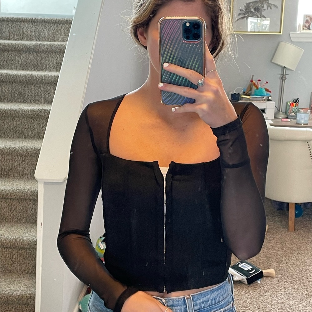 Sincerely Jules Black Corset Top